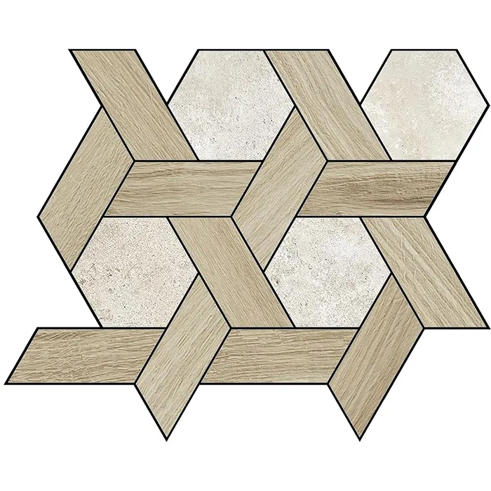 Il Cerreto Decoro Chardonnay Beige 8.8mm 30x30